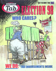 Downtown Tab Cleveland Zine November 1998 Election 1998 Coverage 1