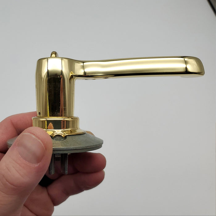 Schlage Privacy Door Lever Polished Brass 605 FLA 68-013 Left-Handed NOS