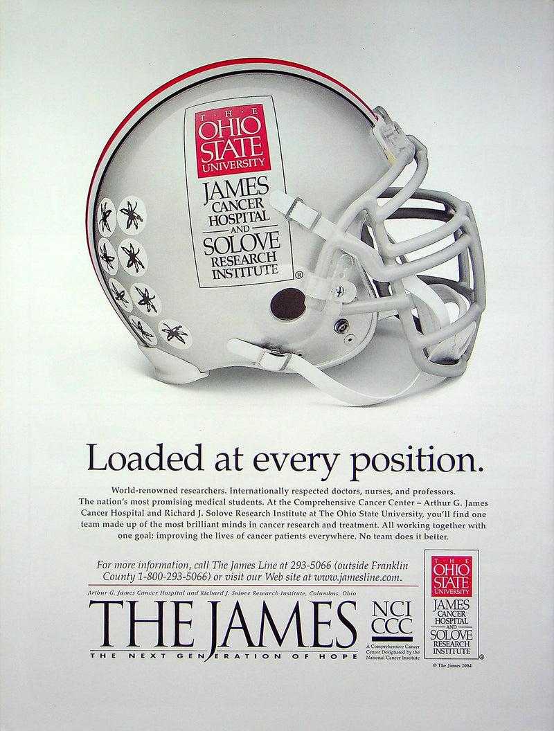 Ohio State Buckeye Football Program Oct 9 2004 Vs. Wisconsin Badgers Branden Joe