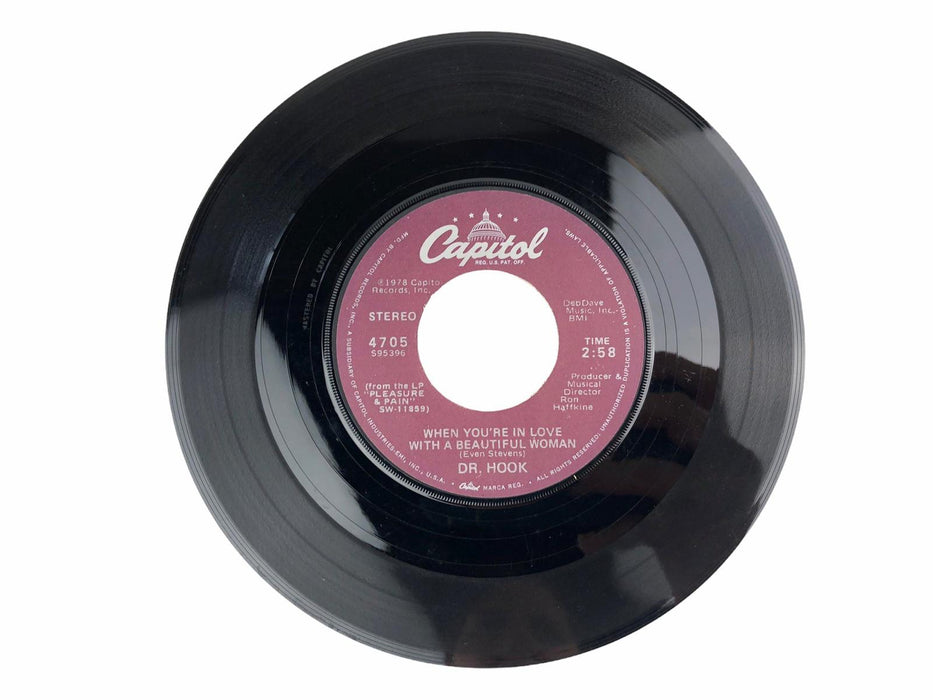 45 RPM Knowing She's There / When You're In Love With a Beautiful Woman Dr. Hook 3