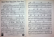 Brush Those Tears From Your Eyes Sheet Music Oakley Haldeman 1948 Evelyn Knight 2