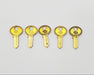 5x Corbin 8632 CR3 Key Blanks Brass USA Made Vintage 5-10-27-059 NOS 3