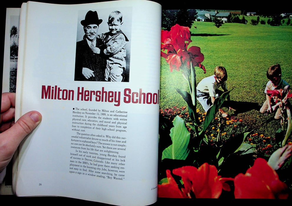 Hershey Milk Chocolate Booklet Magazine 1974 Pennsylvania History Community