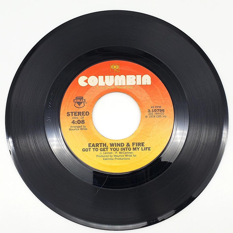 Earth, Wind & Fire Got To Get You Into My Life 45 Single Record Columbia 1978 1
