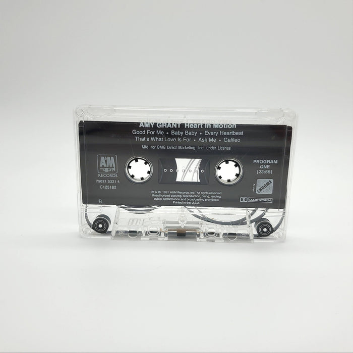 Heart In Motion Amy Grant Cassette Album A&M 1991 C125182 5