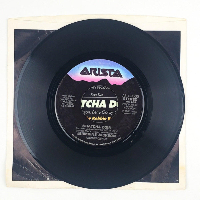 Jermaine Jackson Do You Remember Me? Record 45 RPM Single AS1-9502 Arista 1986 3
