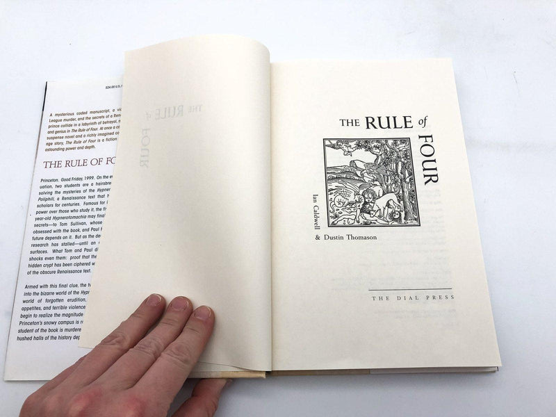 The Rule of Four Ian Caldwell 2004 Dial Press Hardcover First Edition Print 7