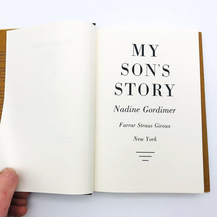 My Sons Story Hardcover Nadine Gordimer 1990 South Africa Political Activist 7