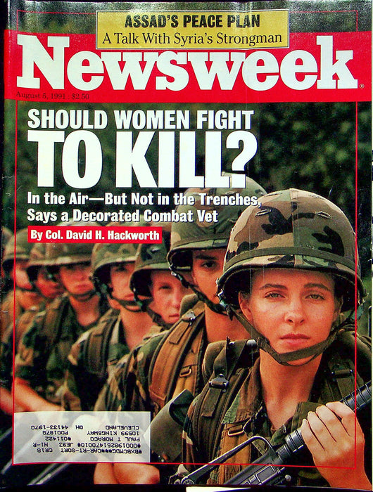 Newsweek Magazine August 5 1991 Syrian President Hafez Assad Jeffrey Dahmer