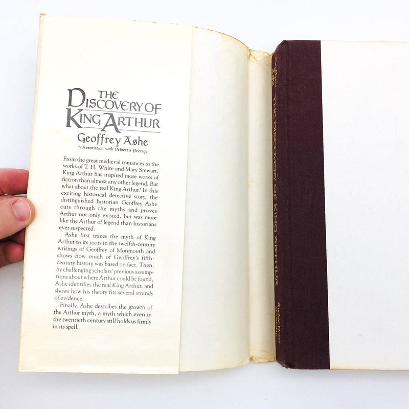 The Discovery Of King Arthur Hardcover Geoffrey Ashe 1985 British Kings Rulers 6