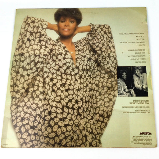 Dionne Warwick Dionne Record 33 RPM LP AL 9512 Arista 1979 2