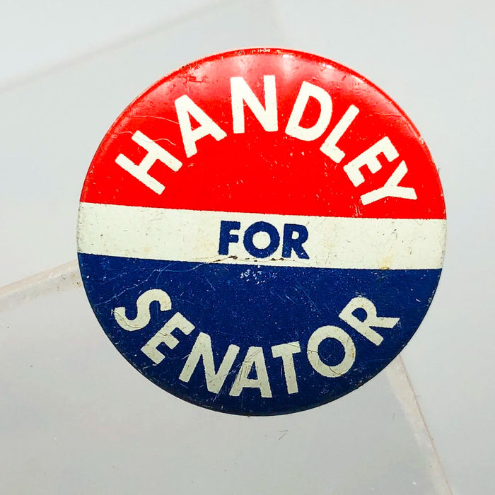 Harold Handley For Senator Button Pin .75" Indiana Political Campaign Union 7