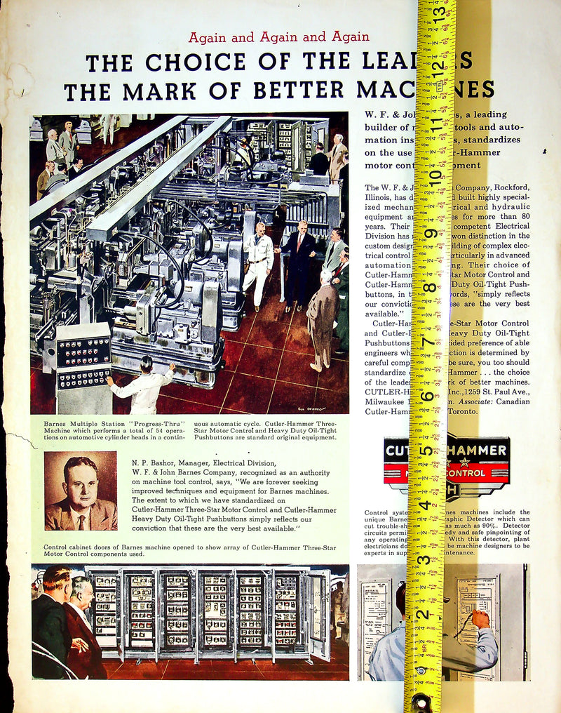 1956 Camel Cigarettes Print Ad Sgt. Bilko Goes Back To School 13"x10"