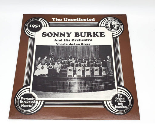 Sonny Burke And His Orchestra The Uncollected 1951 LP Record Hindsight 1981 1