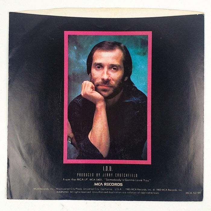 Lee Greenwood IOU Record 45 RPM Single MCA-13897 MCA Records 1983 2