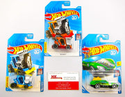 Hot Wheels HW Sports Tee'd Off 2 Red and Blue Tour De Fast Qty 3 NEW Diecast Car 1