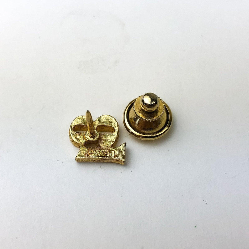 Vintage AVON Pin Pinback Gold Colored w/ Number 81 Eighty-One 2