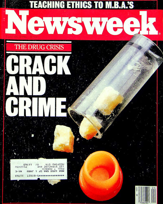 Newsweek Magazine June 16 1986 Nuclear Waste Hanford Washington Drug Crime War