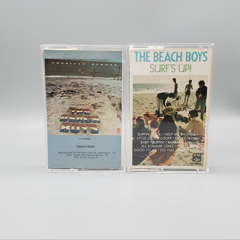 The Beach Boys American Summer & Surf's Up! Cassette Albums 1975 Lot of 2 1