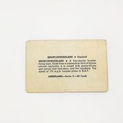 1940s Leaf Card-O Aeroplane Card Short-Sunderland Series C England World War 2 5