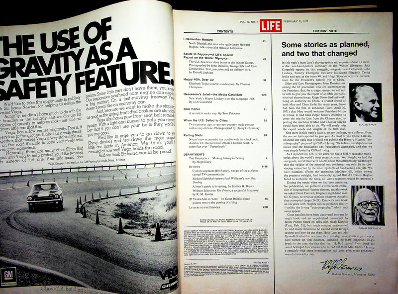 Life Magazine February 25 1972 Elizabeth Liz Taylor Turns 40 Winter Olympics 2