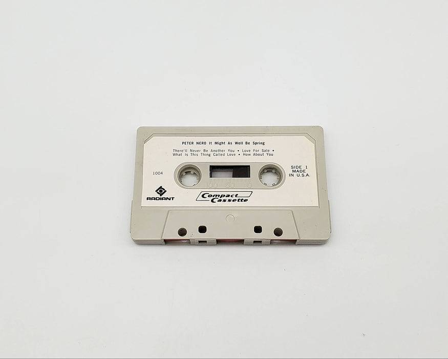 Peter Nero It Might As Well Be Spring Cassette Tape Album Radiant 4