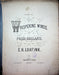 Whispering Winds Polka Brillante Vintage Sheet Music EH Lohfink 1810 JL Peters 1