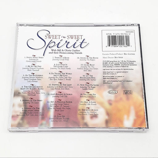 Bill & Gloria Gaither Sweet, Sweet Spirit Album CD Spring House Music Group 1999 2