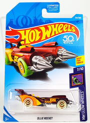 Hot Wheels 2018 Red Ollie Rocket Glow Wheels 7/10 FJX23 1