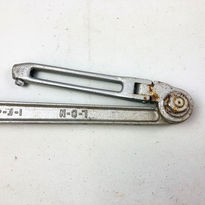 LCN Size F Potbelly Closer Arm HO90 NH ALUM Hold Open 90 Non-Handed Aluminum