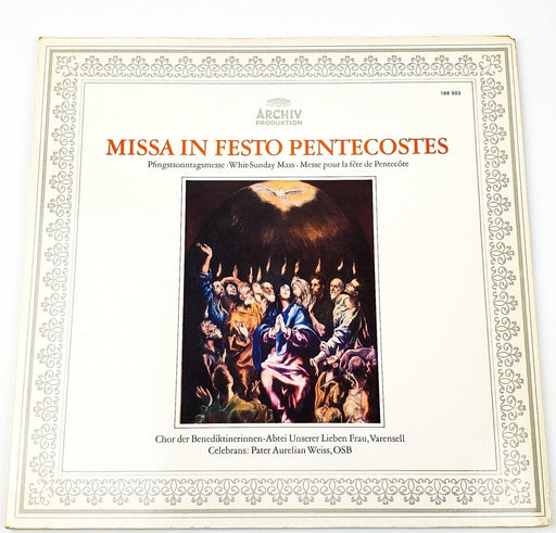 Missa In Festo Pentecostes Whit-Sunday Mass Record 33 RPM LP Archiv 1974 1