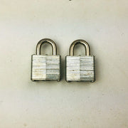 2ct Vintage No 3 Master Lock Padlock 1-1/8" Shackle New NOS Keyed Alike 3773 9