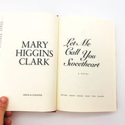 Let Me Call You Sweetheart Hardcover Mary Higgins Clark 1995 1st Edition Murder 7