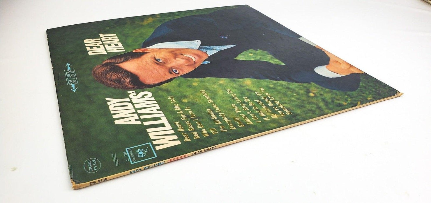 Andy Williams Dear Heart 33 RPM LP Record Columbia 1965 CS 9138 3