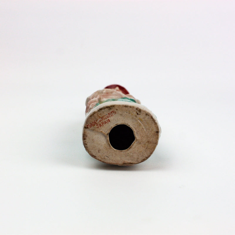 Occupied Japan Figurine Dutch Colonial Lady Woman w/ Red Hat 6.5 Inches 5