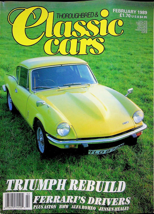 Thoroughbred & Classic Cars Magazine February 1989 Vol 16 No 5 Triumph Rebuild