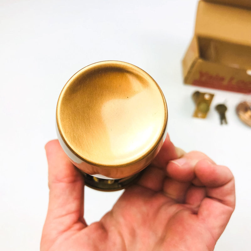 Yale Storeroom Closet Door Knob Lockset BR5305 380AN US10 Satin Bronze New NOS 9