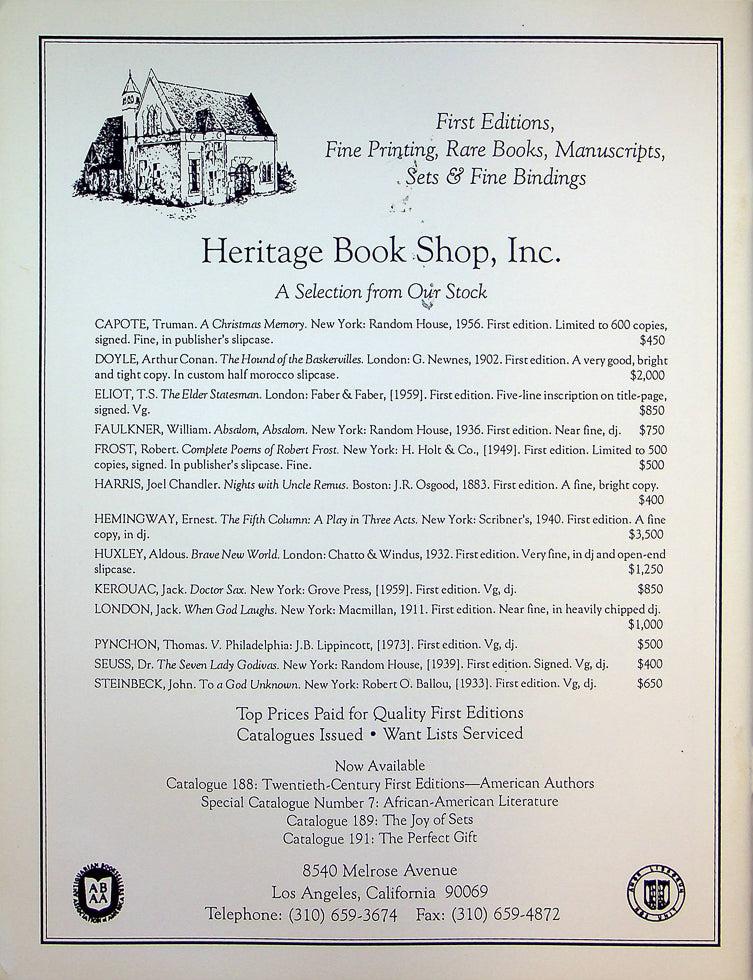 Firsts Magazine December 1992 Vol 2 No 12 Collecting Jack London 3