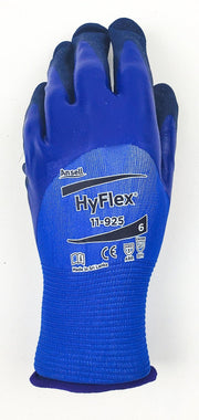 12 Pairs Palm Coated Work Gloves Extra Small Oil Repellent Ansell HyFlex 11-925 3