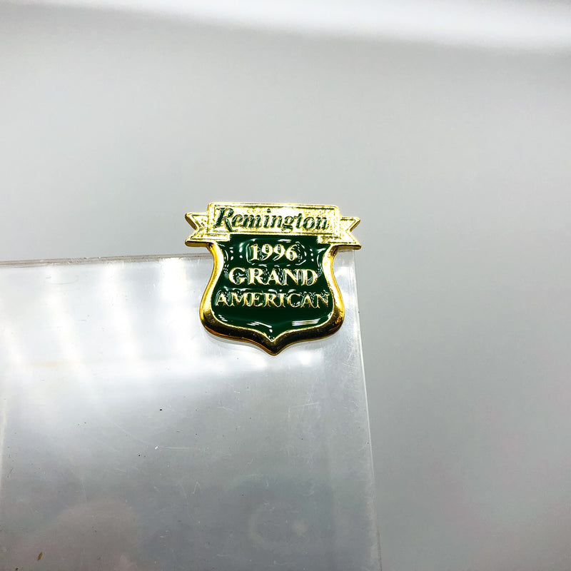 Vintage Remington Rifle Shotgun Lapel Pin Pinback Hat 1996 Grand American