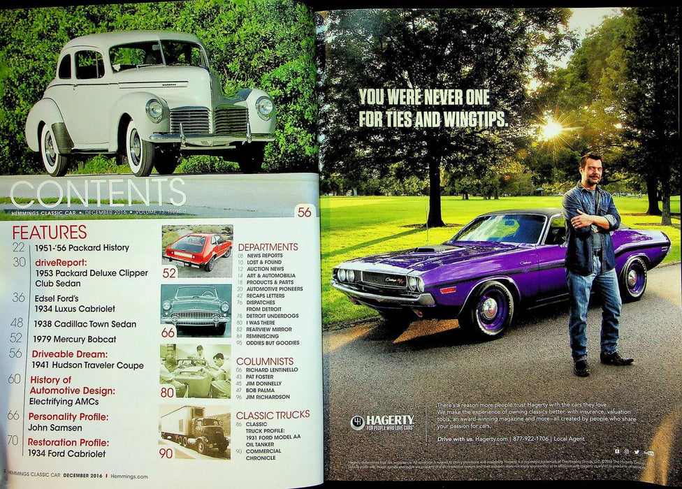 Hemmings Classic Car Magazine December 2016 Vol 13 # 3 Packards of the '50s