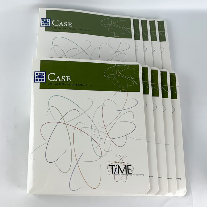 Case Western Reserve University 3/4" Inch 3 Ring Binder - Lot of 10