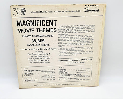Enoch Light Magnificent Movie Themes 33 RPM LP Record Command 1965 RS 887 SD 2