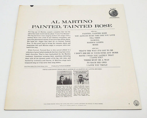 Al Martino Painted Tainted Rose 33 RPM LP Record Capitol 1963 ST 1975 Copy 1 2