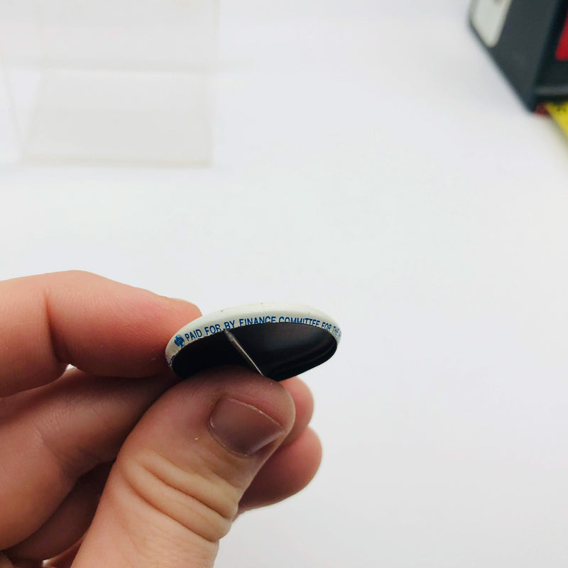 Vintage Re Elect President Nixon Button 1" Pinback Finance Committee Union 2