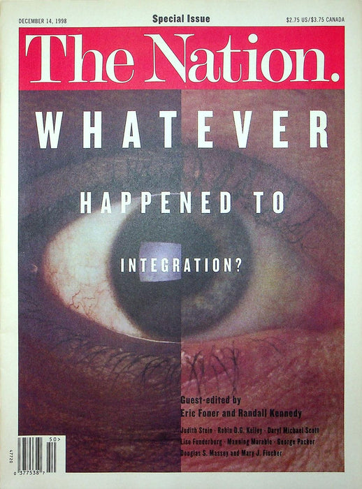 The Nation Magazine December 14 1998 Racial Integration Iraq War George Orwell