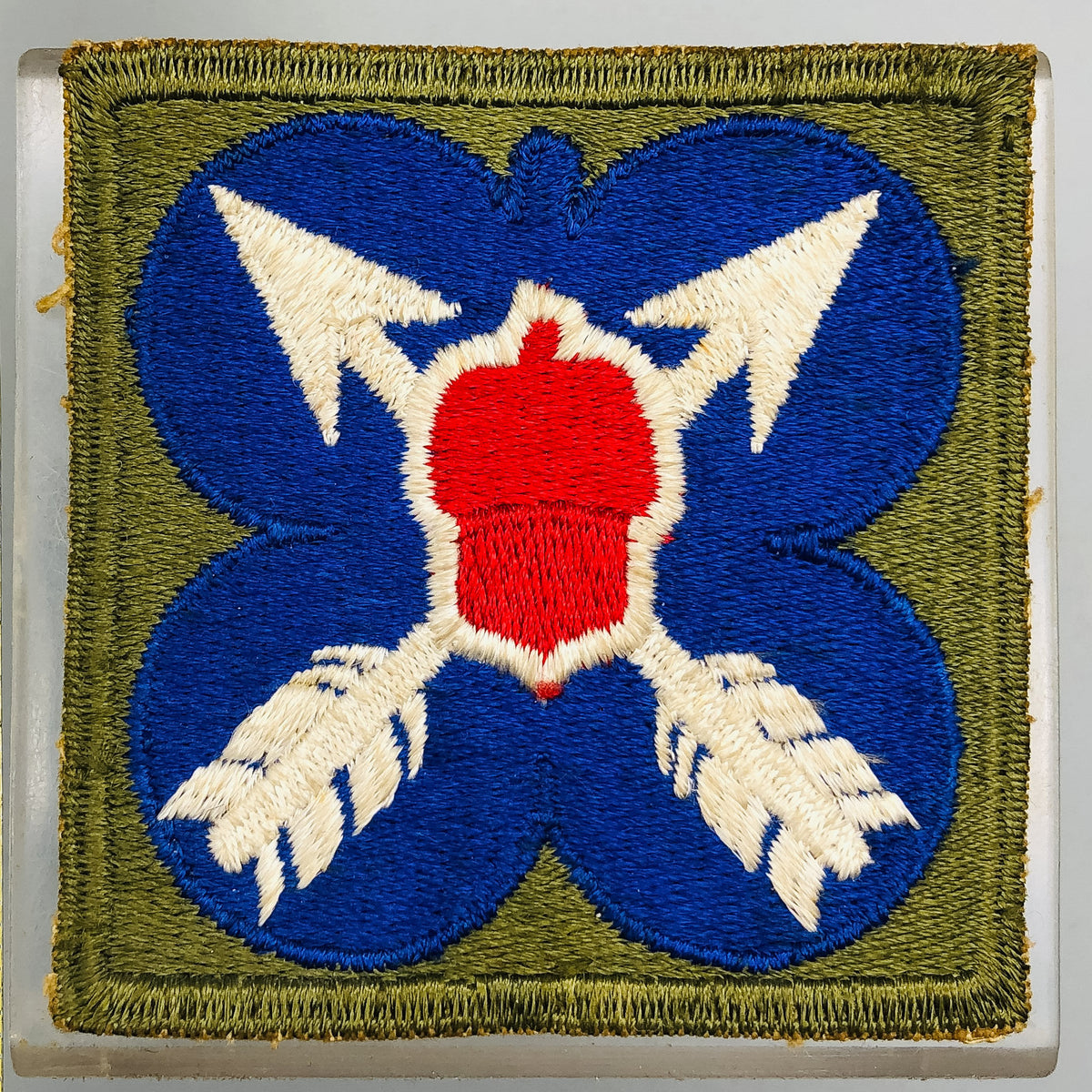 Army Triangle Rwb Arrows Patch WW2 US Army Patch 21st Corps Acorn Arrows European Theater Embroidered ...