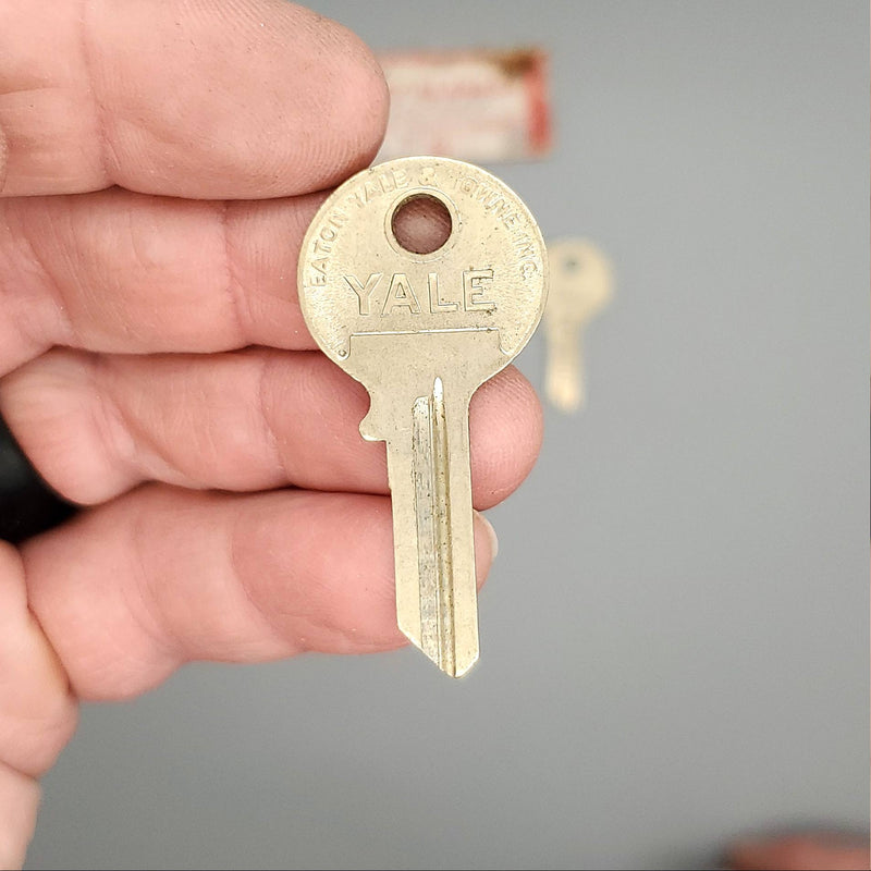 5x Yale RN10 1/2 Key Blanks JF Keyway Solid Brass 4 Pin NOS 1