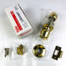 Yale 5237 Entry Door Knob Lockset Keyed Privacy Cylindrical US3 Brass Brandywine 1