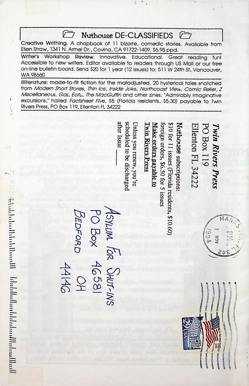 Nuthouse Magazine 1995 # 18 Edd Hall, Dan Buck 3